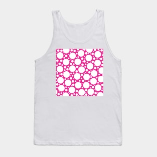 Polka Dots in Pink & White Tank Top